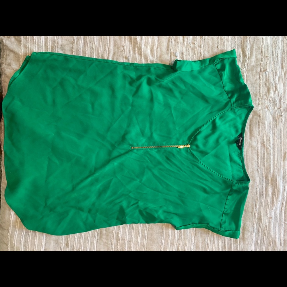 Express front Zip Blouse